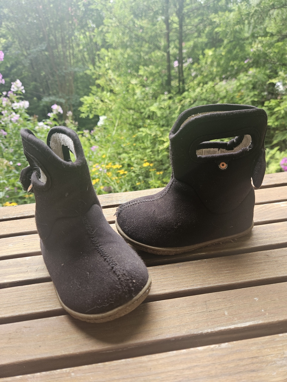 Bogs Black Toddler Pull-On Winter Boots